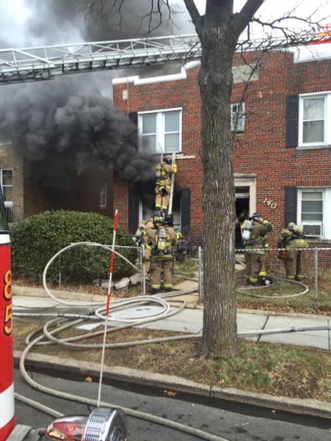 Washington DC 2-Alarm Fire with Heavy Content Challenges